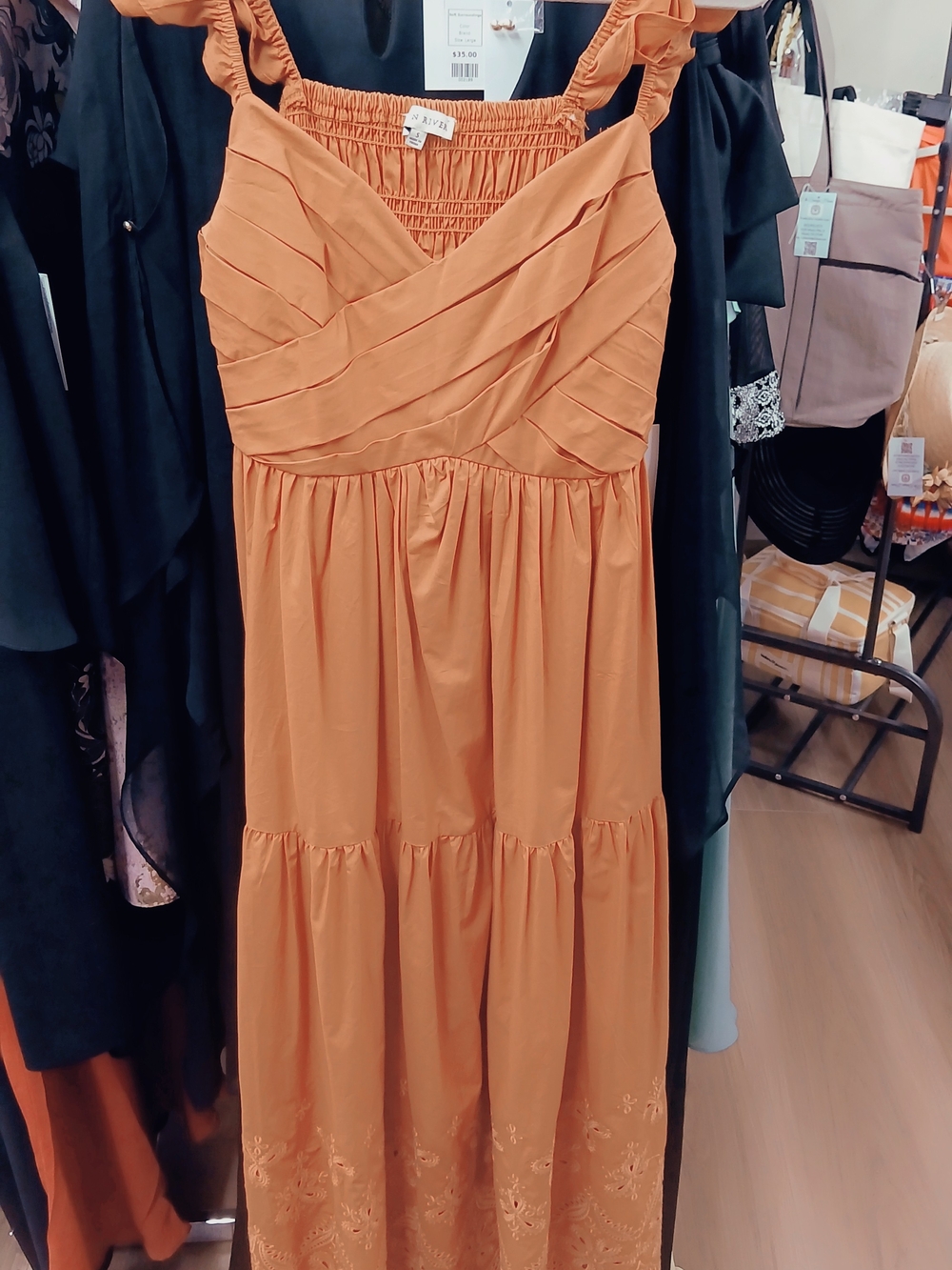 Moon River Tiered Maxi Sundress